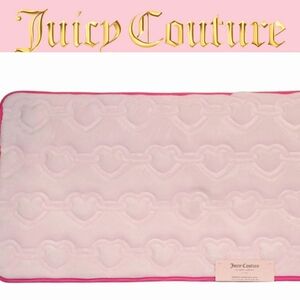 Juicy Couture Home Juicy Heart Embossed Memory Foam Bath Rug